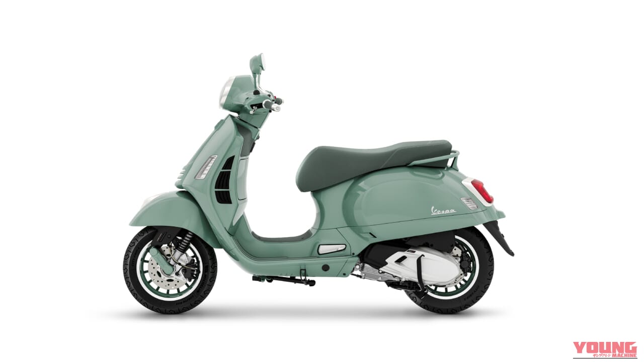VESPA GTS 80TH|街角の視線を独り占め! 専用装備と伝統カラーがもたらす、至福のスクーター。ベスパ生誕80年の集大成「GTS 80TH」登場【水冷278ccエンジン】
