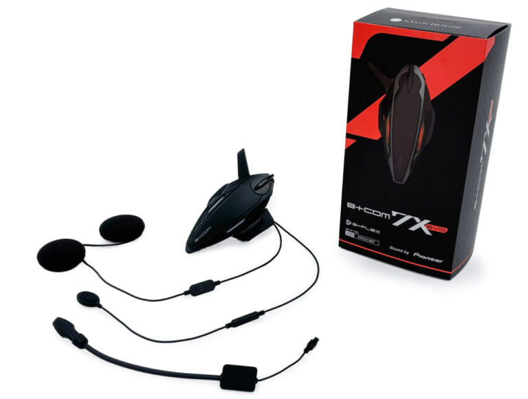 B+COM 7X EVO｜“おひとり様”の機能が大幅進化！！　サイン・ハウスのB＋FLEX MESHインカム【B+COM 7X EVO（ビーコム セブンエックス エボ）】