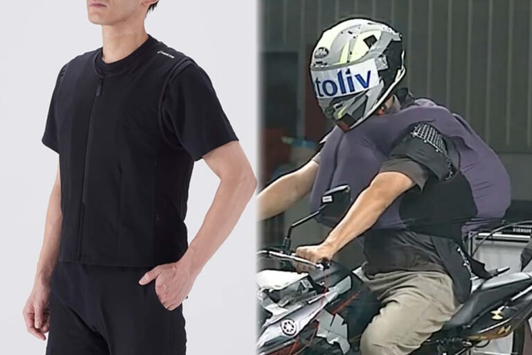 【RSタイチ】公道専用のバイク用エアバッグベスト「T-SABE」新発売！サブスク不要、手洗い可能な最新の安全を