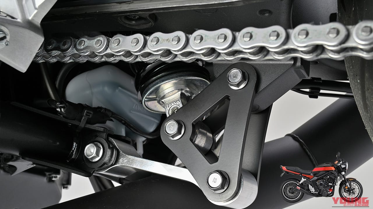 たった8000円で手に入る20mmダウンの安心感。憧れのホンダCB1000Fがグッと身近になる、デイトナのローダウンリンクが登場【HONDAカスタム】