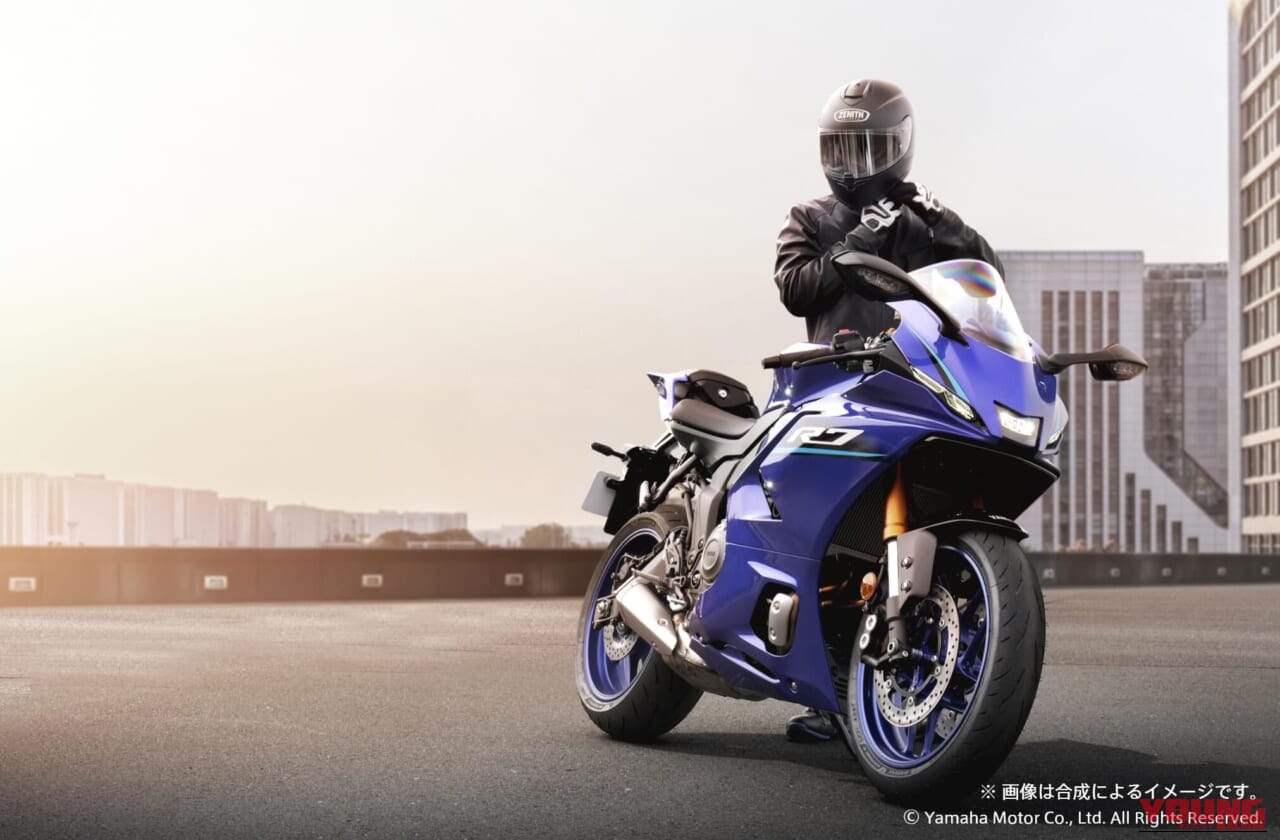 YAMAHA YZF-R7 ABS|スマホナビをメーターに表示! 2026年型ヤマハYZF-R7は足つき向上と最新電子制御で街乗りも快適に