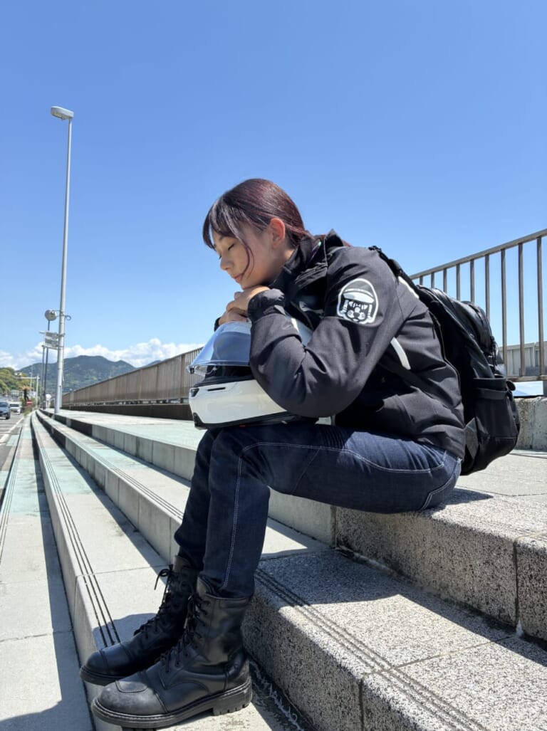 女優・指出瑞貴の『バイク×音楽×コーヒーdiary(仮)』|女優・指出瑞貴の『バイク×音楽×コーヒーdiary(仮)』その12〜インカム万歳~!お花を届けにサクッと静岡へツーリングへ