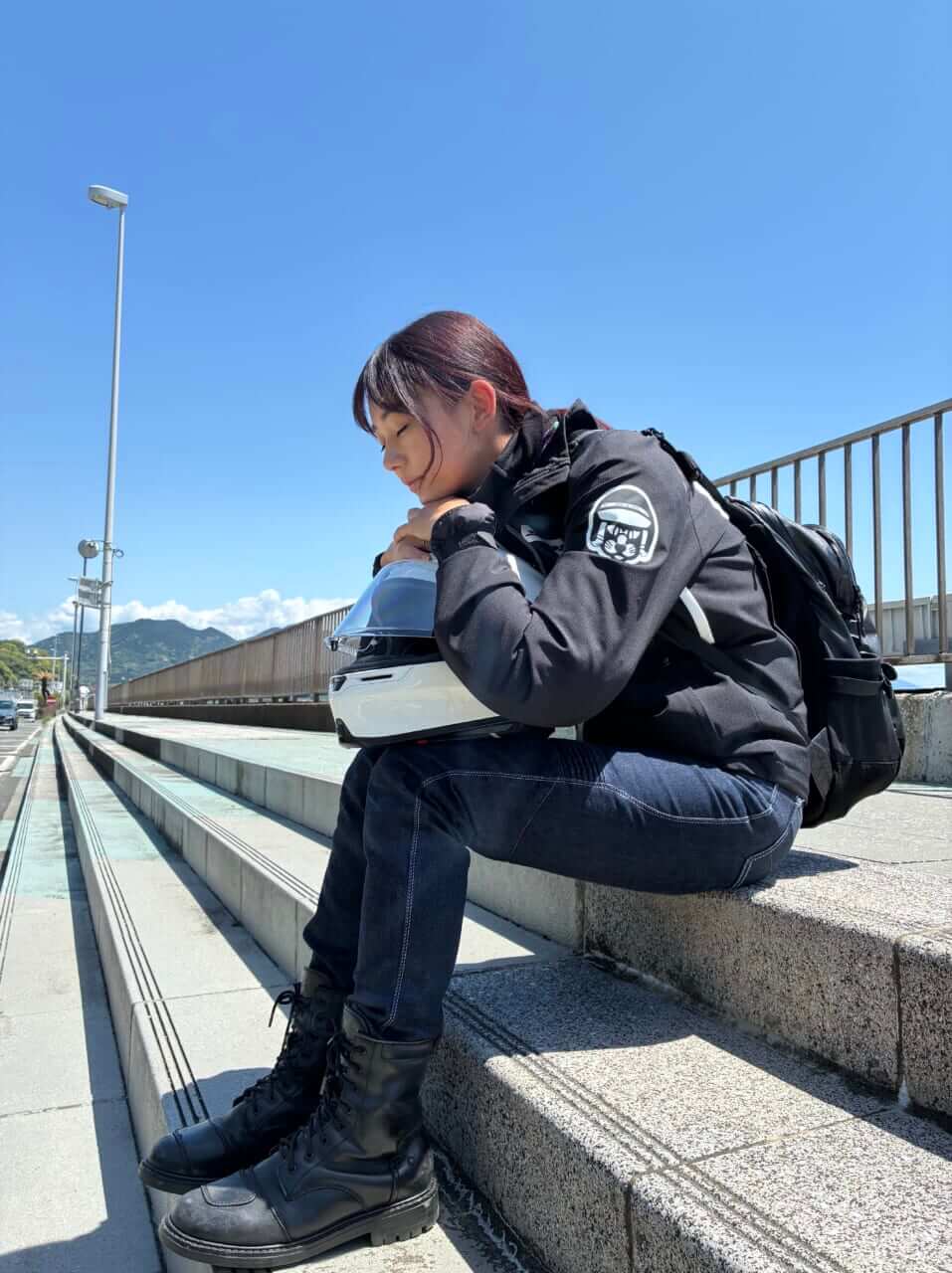 女優・指出瑞貴の『バイク×音楽×コーヒーdiary(仮)』その12〜インカム万歳~!お花を届けにサクッと静岡へツーリングへ