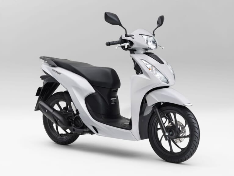 HONDA DIO110BASIC|圧倒的にお得な約25万円。毎日の移動が劇的にラクになる、14インチタイヤと新色を纏ったホンダの定番・原付二種に2026年モデルが登場【Dio110・ベーシック】