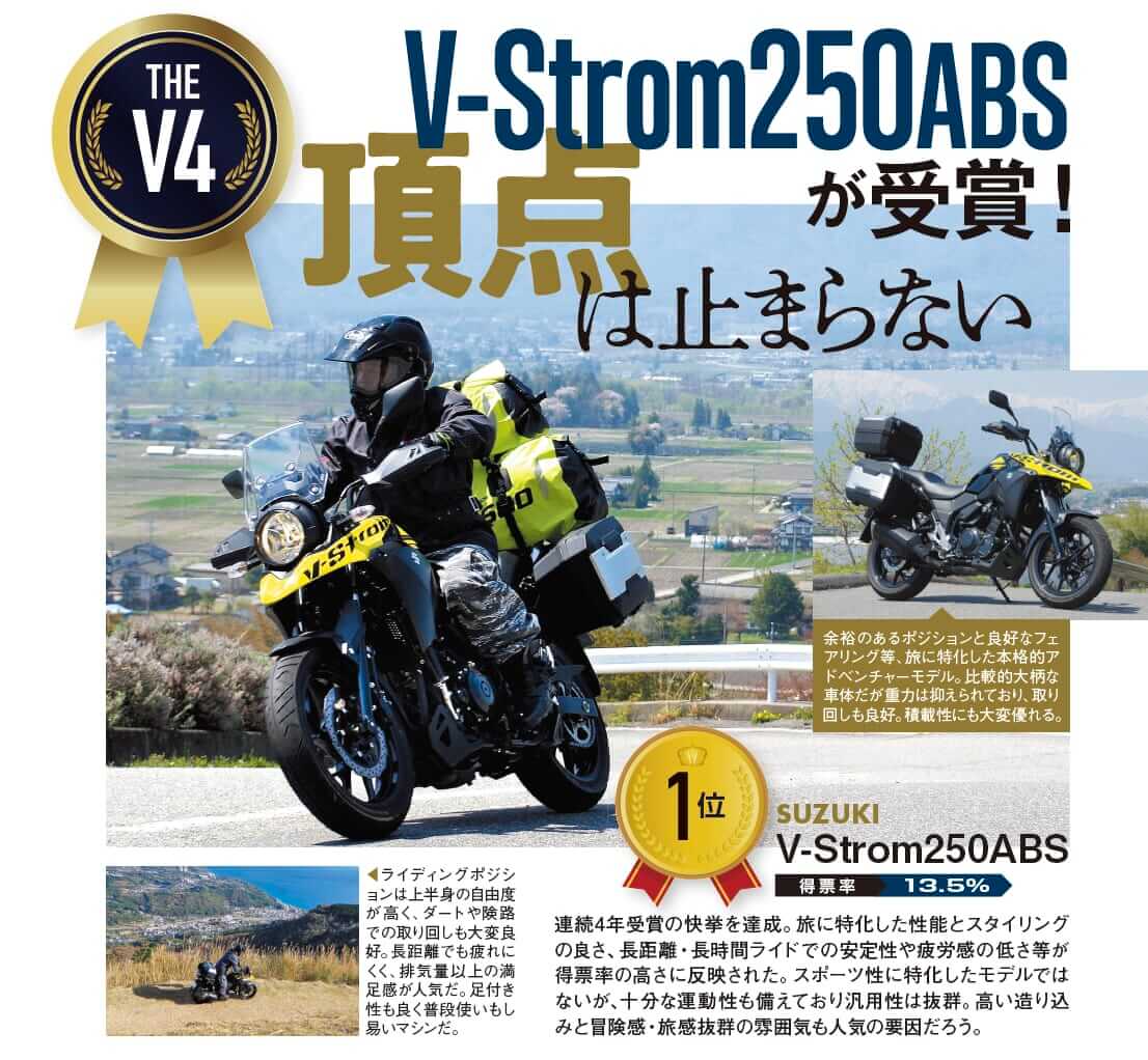 Vストローム250｜【祝！ツーリング・バイク・オブ・ザ・イヤー 2025受賞！】SUZUKI V-Strom250の魅力に迫る