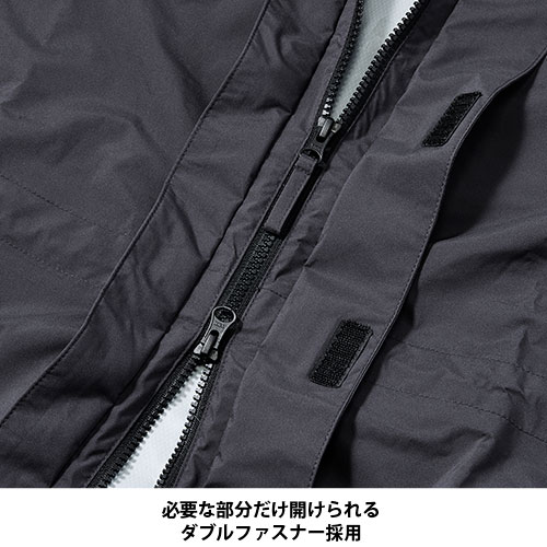 RY7003 スクーター ストレッチレインコート|ストレッチ防水透湿素材で着心地の軽い&コンパクトで持ち運びが便利なレインウエア