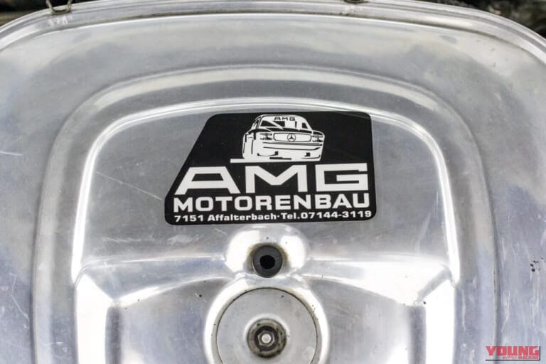 1986年式 AMG500 SEC 6.0 AMGSHOPステッカー｜「ひょえ〜コレめちゃカッコいい…」おじさん感涙のバブル期のAMGスペシャルカー。激レア色がシブすぎ！ こんな極上モデルもう二度と出てこないかも。