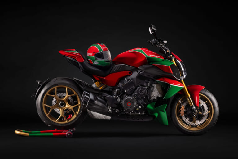 DUCATI Diavel V4 RS 100｜【世界各100台限定】ひと目で心奪われるチェンテナリオ・ブロンゾの輝きをガレージに。ドゥカティ100年を象徴する10の宝石「Collezione 100」コレクションが登場