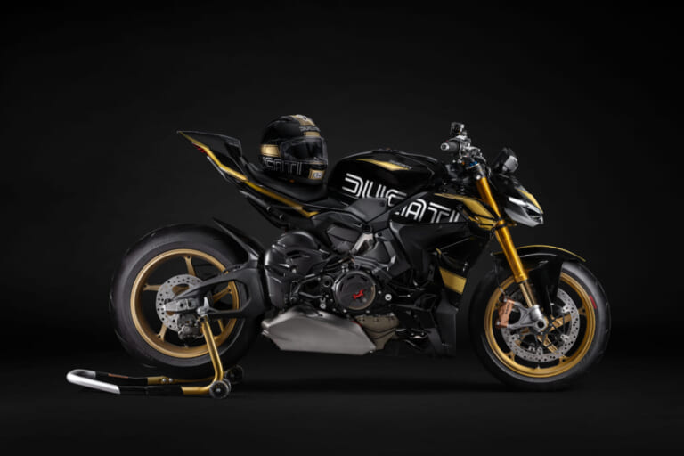 DUCATI Streetfighter V4 S 100｜【世界各100台限定】ひと目で心奪われるチェンテナリオ・ブロンゾの輝きをガレージに。ドゥカティ100年を象徴する10の宝石「Collezione 100」コレクションが登場