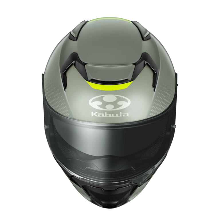 Kabuto KAMUI-5 VELTA (Olive Yellow)|【Kabuto】人気フルフェイス『KAMUI-5』に新グラフィック「VELTA」登場!全3色展開
