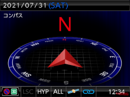 デイトナ MOTO GPS LASER 待受画面 コンパス|「もうコレ1台あればOKでしょ」あらゆる車種に取り付け可能。最新データに無料アップデート可能!多彩な待受画面も魅力のMOTO GPS LASERを紹介