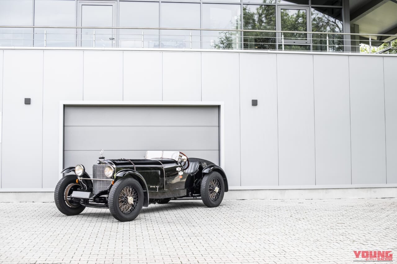 1929年 ジンデルフィンゲン ダイムラー製造 ベンツ メルセデス・ベンツSSK｜「実車はこんな感じなんだ…」ルパン三世が飛び乗ろうとしてズッコケるクラシックカー、98年前のメルセデスベンツSSKを紹介。