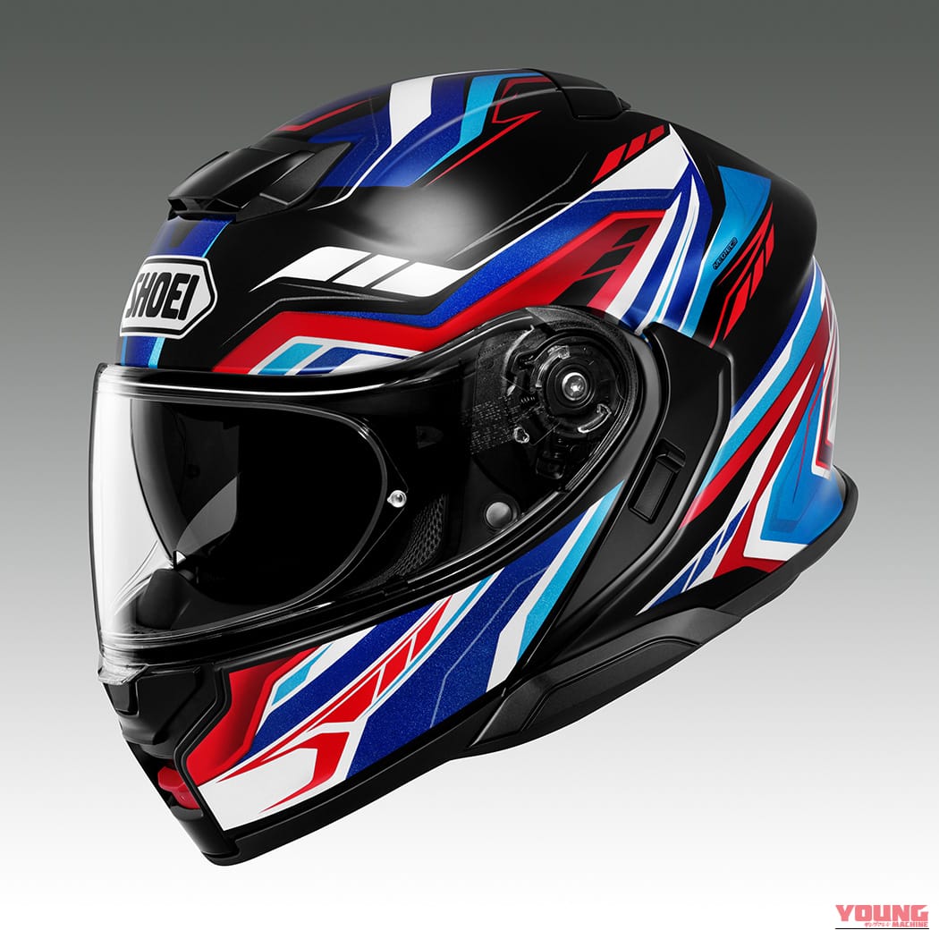 SHOEI NEOTEC 3 VORYX(BLUE/RED)｜SHOEIの最高峰システムヘルメット「NEOTEC3」に待望の新グラフィック『ヴォリックス』登場！