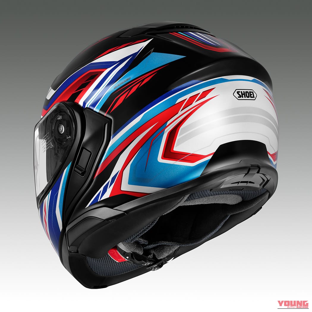 SHOEI NEOTEC 3 VORYX(BLUE/RED)|SHOEIの最高峰システムヘルメット「NEOTEC3」に待望の新グラフィック『ヴォリックス』登場!