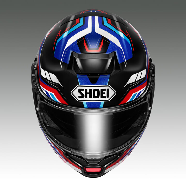 SHOEI NEOTEC 3 VORYX(BLUE/RED)|SHOEIの最高峰システムヘルメット「NEOTEC3」に待望の新グラフィック『ヴォリックス』登場!