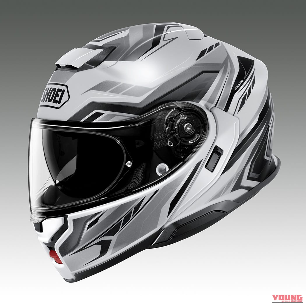 SHOEI NEOTEC 3 VORYX(WHITE/SILVER)｜SHOEIの最高峰システムヘルメット「NEOTEC3」に待望の新グラフィック『ヴォリックス』登場！