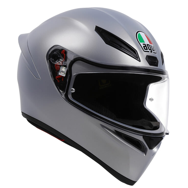 AGV K1 S (PRISMA SILVER)｜AGV『K1 S』に日本専用ソリッドカラー5色が追加！3万円台の高コスパフルフェイス