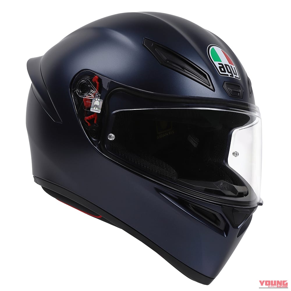 AGV K1 S (PROFONDO BLUE)｜AGV『K1 S』に日本専用ソリッドカラー5色が追加！3万円台の高コスパフルフェイス