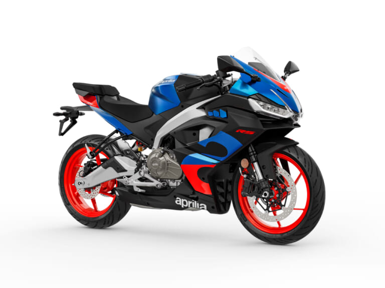 Apliria RS 457｜装備重量わずか175kgで、本格スペックと乗りやすさを両立。アプリリア「RS 457」新色とGPレプリカが登場【Aprilia新型スーパースポーツ】