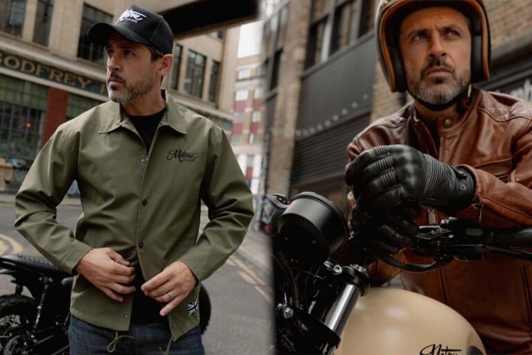 【英国発】モートーンの新作バイクウェア登場。トライアンフに似合うコーチジャケット＆上質レザーグローブやキャップまで解説
