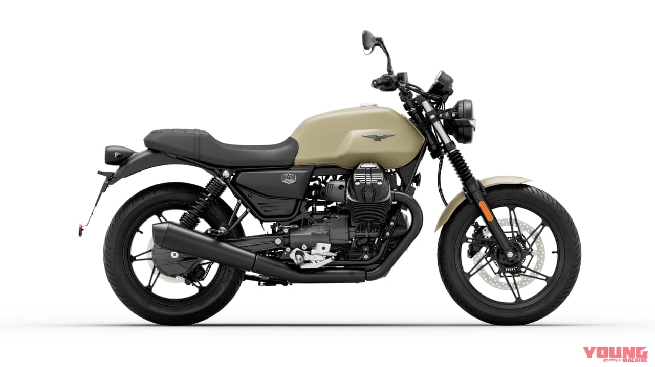 ｜【新型モト・グッツィV7ストーン＆スポルト】イタリアの名門が放つ鼓動感と最新装備の融合。伝統の縦置きVツインに2026年カラーが登場