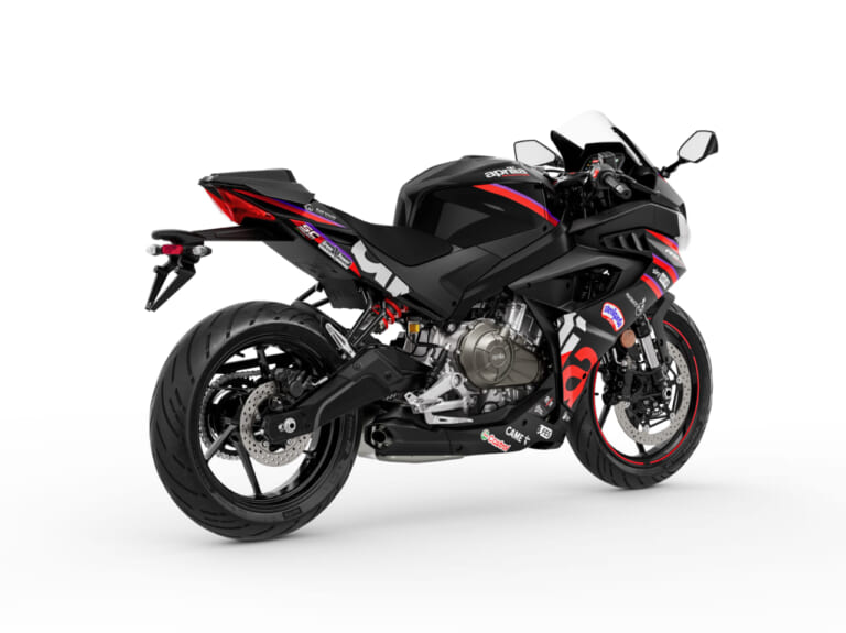 Apliria RS 457｜装備重量わずか175kgで、本格スペックと乗りやすさを両立。アプリリア「RS 457」新色とGPレプリカが登場【Aprilia新型スーパースポーツ】