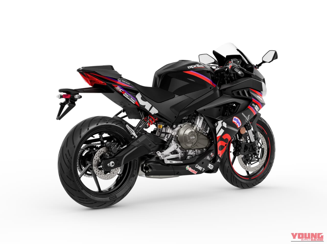 Apliria RS 457|装備重量わずか175kgで、本格スペックと乗りやすさを両立。アプリリア「RS 457」新色とGPレプリカが登場【Aprilia新型スーパースポーツ】