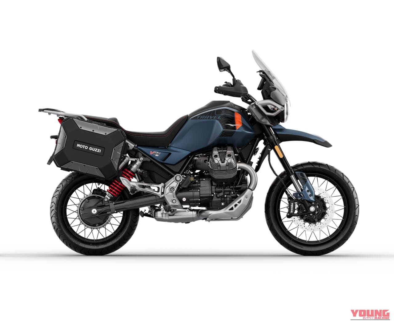｜【モトグッツィ新型】伝統の縦置きVツインに可変バルブ搭載。アドベンチャー疲れの大人へ。最新V85TTの「ちょうどいい」サイズ感と極上新色が休日の旅を変える