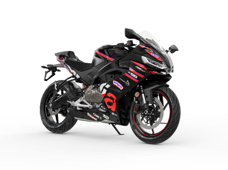 Apliria RS 457｜装備重量わずか175kgで、本格スペックと乗りやすさを両立。アプリリア「RS 457」新色とGPレプリカが登場【Aprilia新型スーパースポーツ】