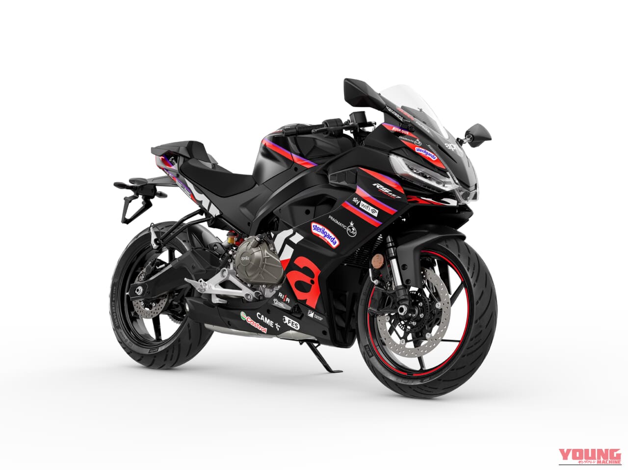 Apliria RS 457|装備重量わずか175kgで、本格スペックと乗りやすさを両立。アプリリア「RS 457」新色とGPレプリカが登場【Aprilia新型スーパースポーツ】