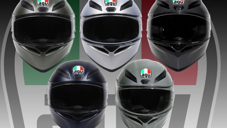 AGV『K1 S』に日本専用ソリッドカラー5色が追加！3万円台の高コスパフルフェイス