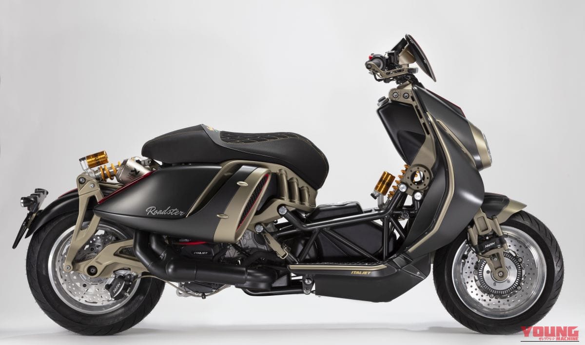 ITALJET Roadster 400 Founders Edition｜「美しすぎる…」わずか46分で完売。日本からも注文が殺到した、通勤の憂鬱を吹き飛ばす一生モノ・イタリアンスクーターの圧倒的存在感【Roadster 400Founders Edition】