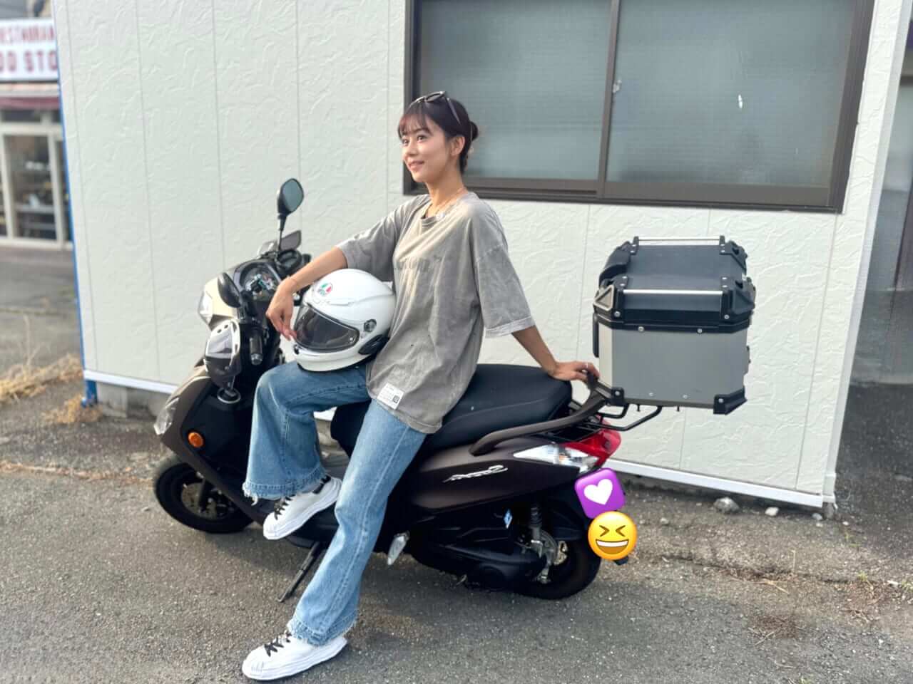 女優・指出瑞貴の『バイク×音楽×コーヒーdiary(仮)』その13〜たまにはスクーターDAY~いいね!ほのぼの休日with妹♪