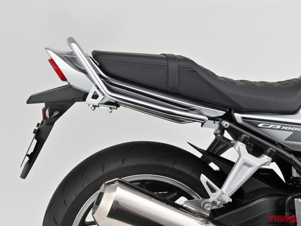 HONDA CB1000F|車庫入れの苦労を軽減し、タンデムの安心感を高める22.2mm径スチール製CB1000F専用グラブバーがデイトナから発売