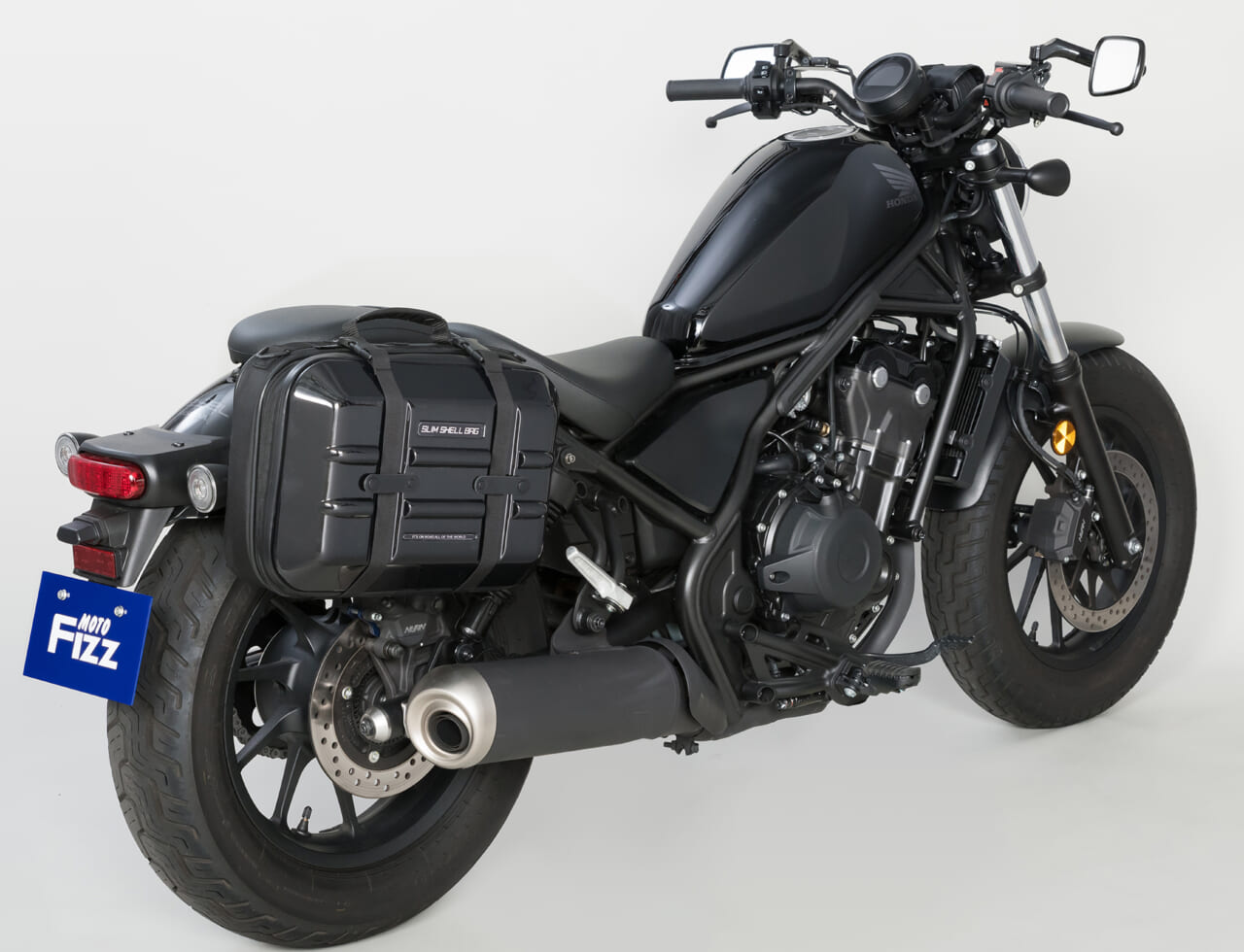 レブル250/500専用サイドバッグ スリムシェルバッグ｜超速10秒取付！TANAX発売の『レブル専用サイドバッグ』がタナックスから登場！【TANAX公式】