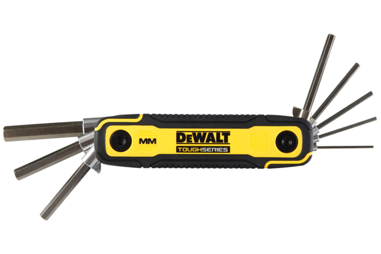 DEWALT 折りたたみ式六角レンチセット DWHT70267｜「もうコレ1つあればOKじゃん…」プロの現場から生まれたガチスペックモデルが新登場！ 本格仕様なのに価格設定がリーズナブルすぎる…！