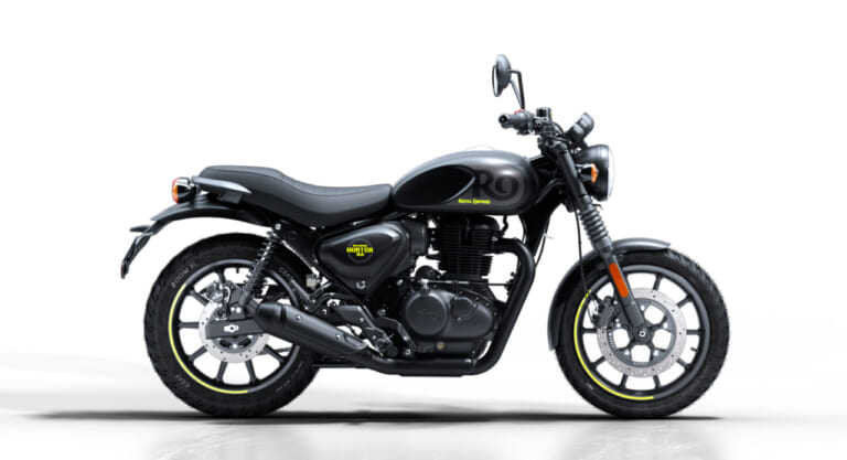 ROYALENFIELD HUNTER 350|ストリートに映えるネオンイエロー! 65万100円で手に入る極上の相棒クルーザー・ロイヤルエンフィールド「HUNTER 350」に斬新な新色が追加
