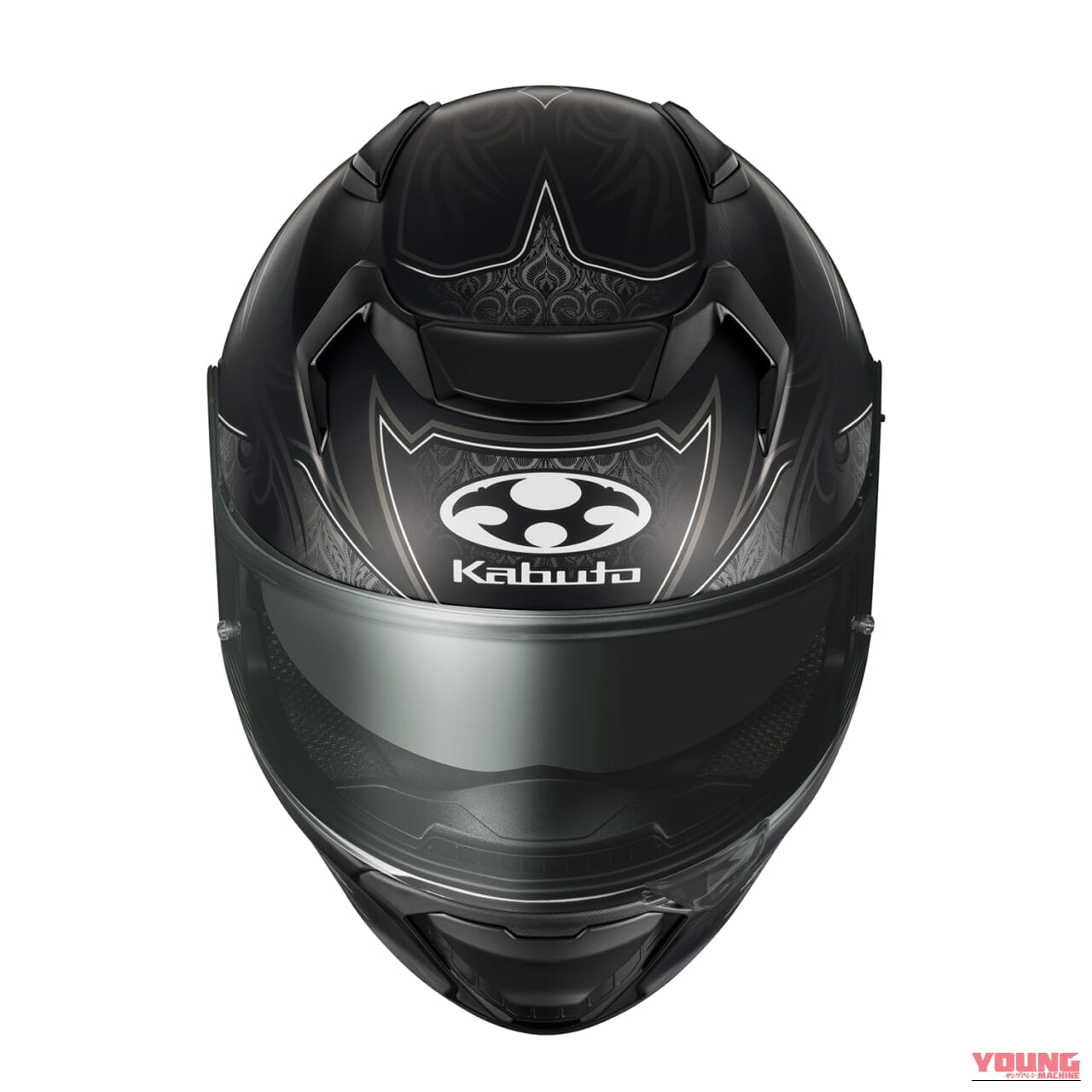Kabuto KAMUI-5 NOTRA (FLAT BLACK)|アンダー5万円で「涼しくて眩しくない」夏にぴったりなフルフェイス。Kabuto『KAMUI-5』の新グラフィックが6月発売へ