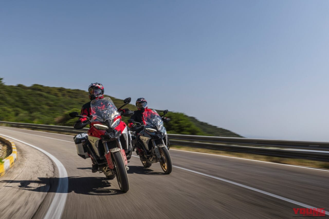 Ducati Multistrada V4 Rally｜足つき良好×30Lタンクのラリーか、180馬力×乾式クラッチのRSか。 旅or走りを極めるドゥカティ新型アドベンチャー「ムルティストラーダ V4」シリーズ2026年モデルがいよいよ日本上陸