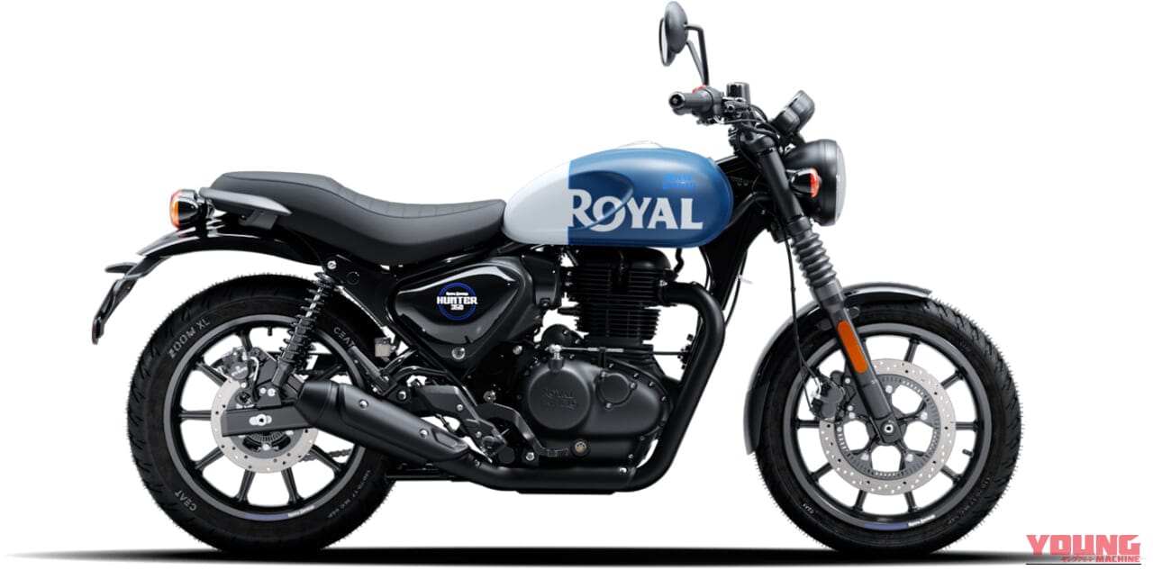 ROYALENFIELD HUNTER 350|ストリートに映えるネオンイエロー! 65万100円で手に入る極上の相棒クルーザー・ロイヤルエンフィールド「HUNTER 350」に斬新な新色が追加