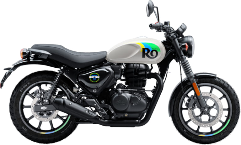 ROYALENFIELD HUNTER 350｜ストリートに映えるネオンイエロー! 65万100円で手に入る極上の相棒クルーザー・ロイヤルエンフィールド「HUNTER 350」に斬新な新色が追加