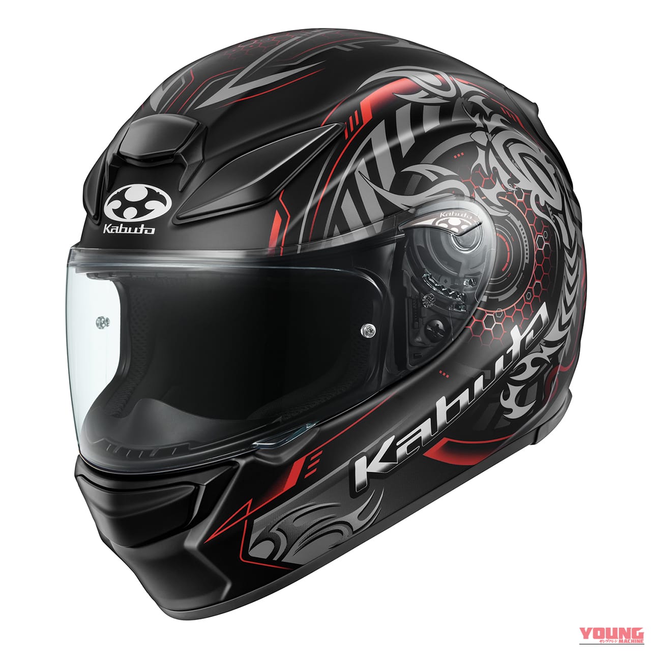 SHUMA SKALION Flat Black/Red|「涼しさ30秒」のSHUMAにサソリ柄降臨! Kabutoの新作ヘルメット『スカリオン』発売【4万円台の高コスパフルフェイス】