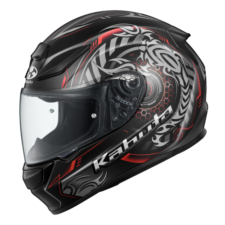 SHUMA SKALION Flat Black/Red|「涼しさ30秒」のSHUMAにサソリ柄降臨! Kabutoの新作ヘルメット『スカリオン』発売【4万円台の高コスパフルフェイス】
