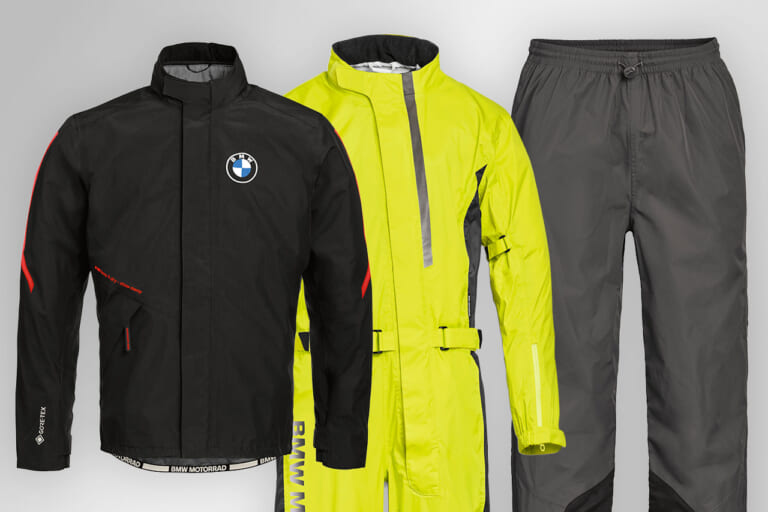ゴアテックス、つなぎ型、セットアップ…どれが正解？BMWモトラッドの新作レインウェア3選で梅雨を乗り切る