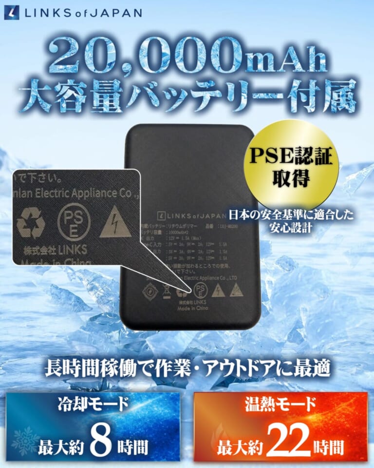 冷暖BODY サーモベスト|【LINKS】これぞ、ライダーの夏を変える“本気”の最強の冷却アイテム群だ!