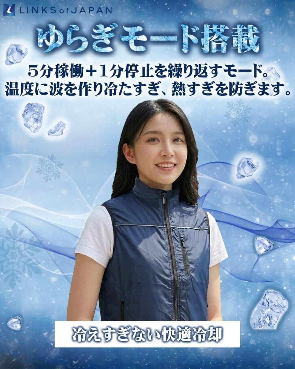冷暖BODY サーモベスト｜【LINKS】これぞ、ライダーの夏を変える“本気”の最強の冷却アイテム群だ！