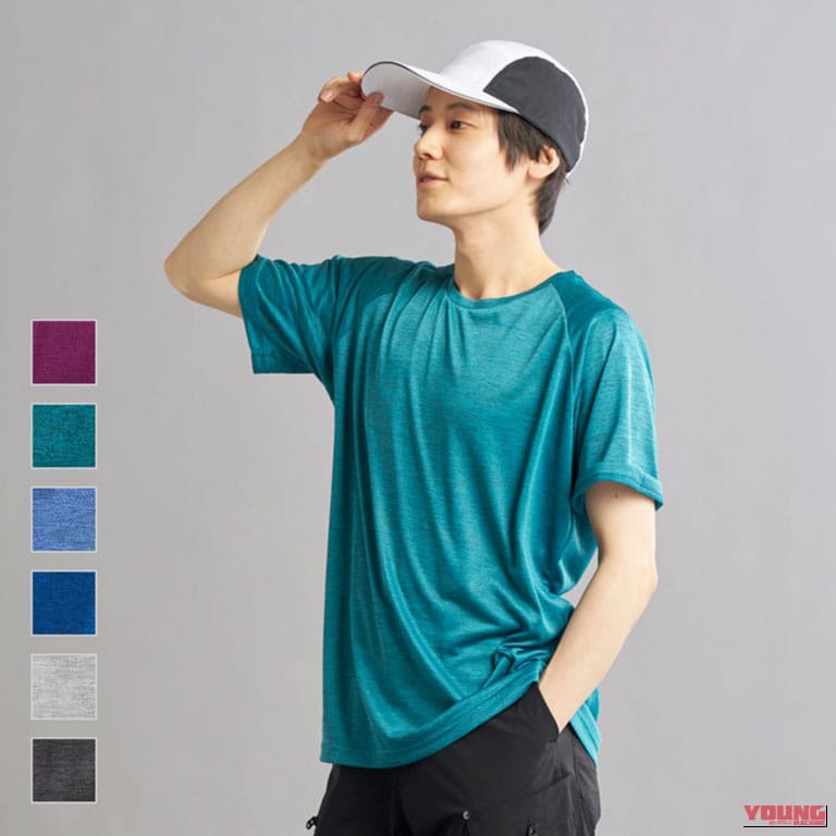 マッピングラグラン半袖Tシャツ｜【499円〜】ワークマンの冷感トップスが神すぎる！BMWや南海部品など、夏の酷暑を乗り切る「最強ひんやりインナー」特集