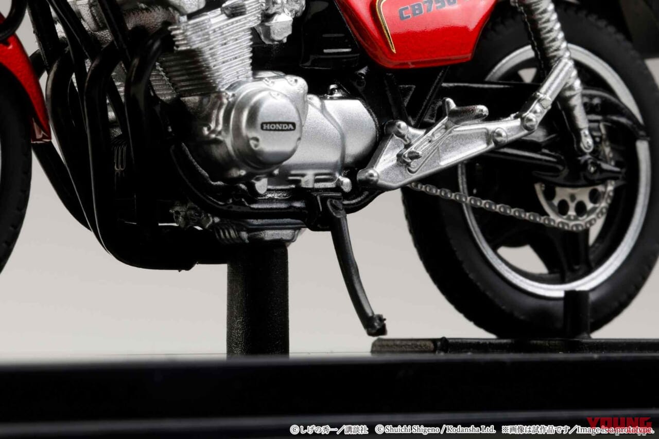 |あの伝説のCB750Fが手のひらサイズで大復活!ホビージャパンから1/24ダイキャスト完成品が登場、これは即予約だッ!