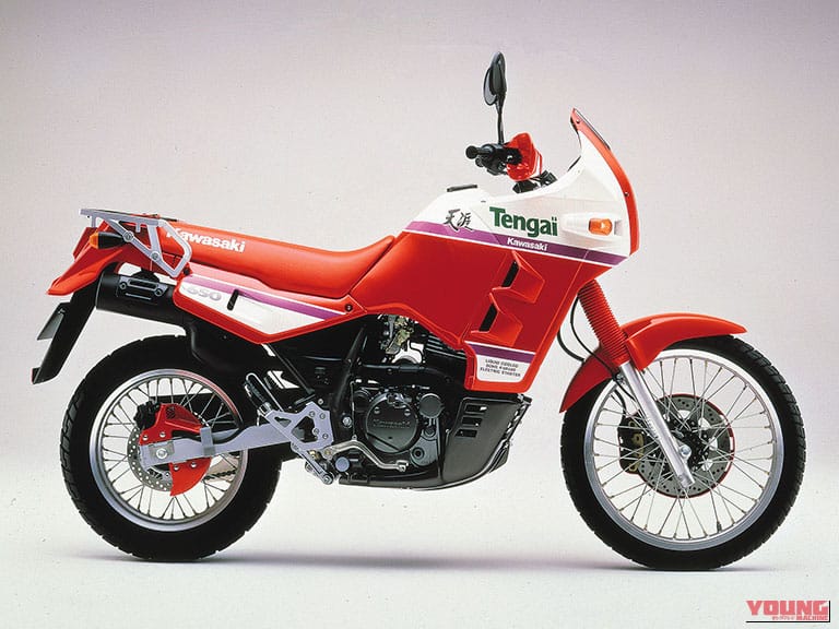 1989 KAWASAKI Tengai|男たちの浪漫だった!80〜90年代の伝説的パリダカレプリカ【絶版大型オフロード名車まとめ】