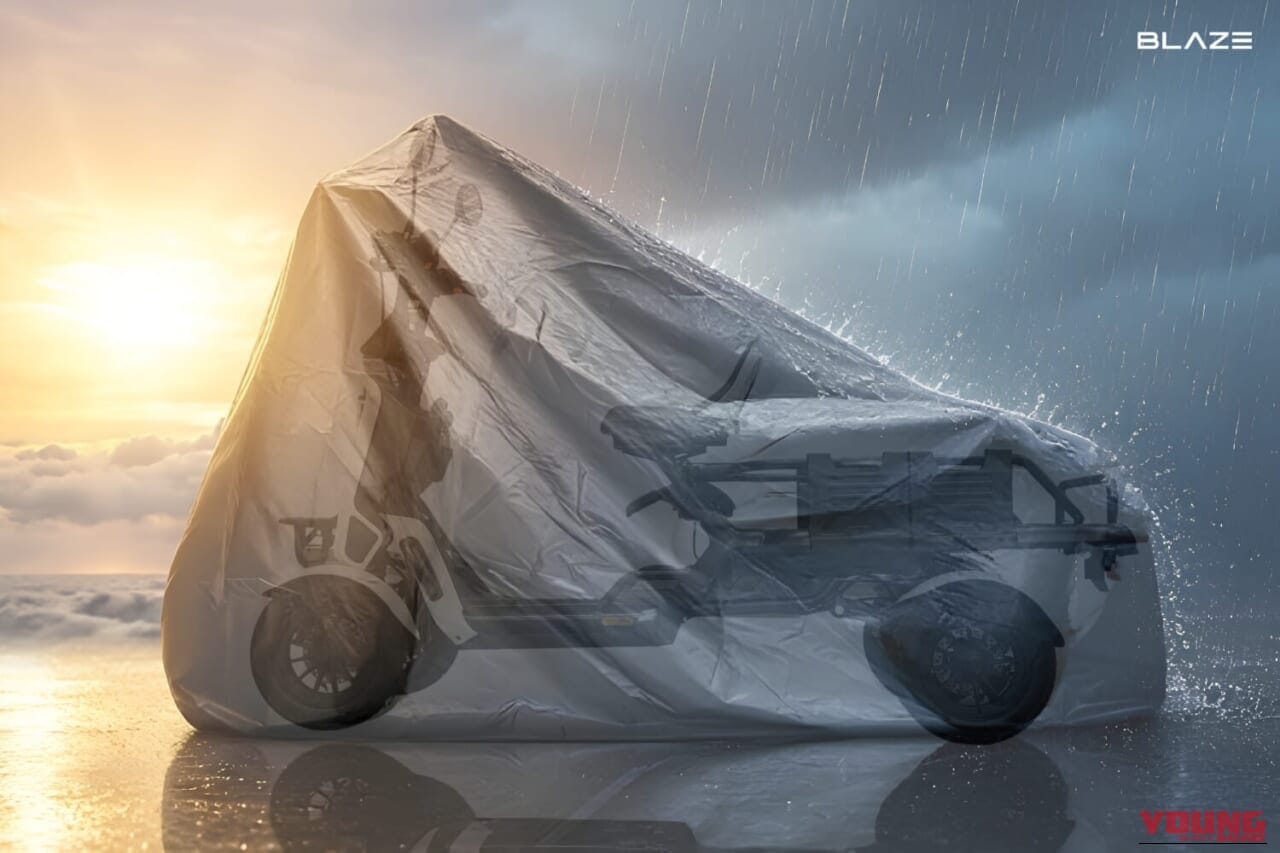 BLAZE E CARGO｜荷物を積んだままでもしっかり覆えて、車体へのフィット感を高める調整機能付き。雨風や紫外線を防ぐ”小さな軽トラ”専用フルカバーが登場【ブレイズ イーカーゴ】